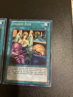 X3 Yugioh Shared Ride LVAL-EN070 Secret Rare 1st Ed NM - Image 2