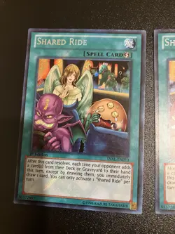 X3 Yugioh Shared Ride LVAL-EN070 Secret Rare 1st Ed NM - Image 3
