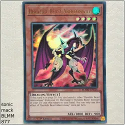 Heraldic Beast Aberconway - BLMM-EN114 - Ultra Rare 1st Edition Yugioh - Image 1