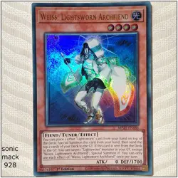 Weiss, Lightsworn Archfiend - MP25-EN186 - Ultra Rare 1st Edition Yugioh - Image 1
