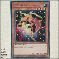 Gem-Armadillo - BLMM-EN108 - Ultra Rare 1st Edition Yugioh - Image 1