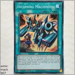 Incoming Machine! - ROTA-EN050 - Super Rare 1st Edition Yugioh - Image 1