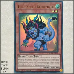 The Fabled Behilmoth - BLMM-EN012 - Ultra Rare 1st Edition Yugioh - Image 1