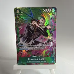 One Piece TCG OP-15/EB04 Roronoa Zoro OP13–037 Treasure Rare -FAST SHIPPING - Image 1