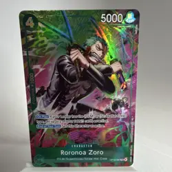 One Piece TCG OP-15/EB04 Roronoa Zoro OP13–037 Treasure Rare -FAST SHIPPING - Image 2