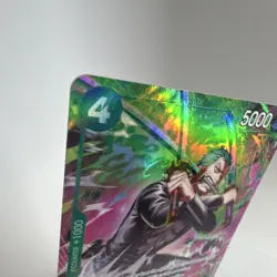 One Piece TCG OP-15/EB04 Roronoa Zoro OP13–037 Treasure Rare -FAST SHIPPING - Image 3