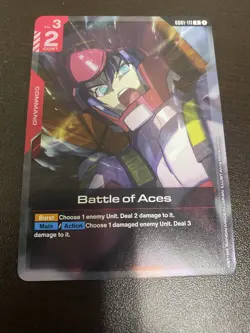 Battle of Aces Foil - GD01-111 NM - Gundam TCG Card Game - Image 1