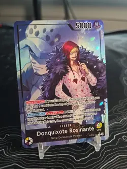One Piece Donquixote Rosinante Alt Art Leader OP12-061 - Near Mint English - Image 1