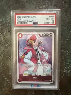 2022 One Piece Uta OP01-005 Romance Dawn Japan PSA 10 GEM Mint Rare - Image 1