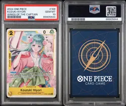 Kouzuki Hiyori OP06-106 SR PSA 10 Wings Of The Captain One Piece Slab - Image 3