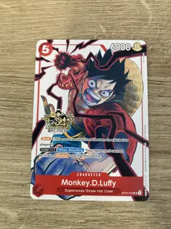 One Piece Monkey D. Luffy - ST01-012 3rd Anniversary Tournament 3 Brothers Pack - Image 1