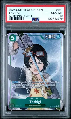 Tashigi One Piece Op12-Legacy Of The Master 031 NM PSA 10 - Image 1