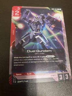 Gundam Card Game - Newtype Rising (Duel Gundam GD01-054 R) Rare Foil x1 - Image 1
