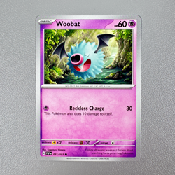 Pokemon TCG Card - Woobat 32/91 Common | 2024 Paldean Fates | NM/Mint - Image 2