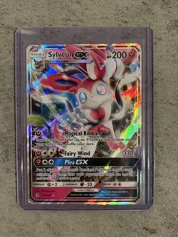 Sylveon GX 92/145 Sm-Guardians Rising Holo LP Pokemon TCG - Image 1