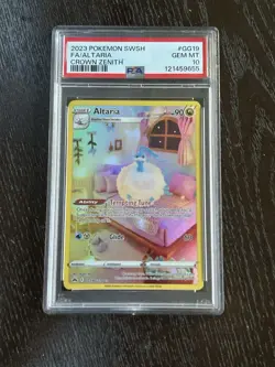 Pokemon TCG Altaria Crown Zenith Galarian Gallery PSA 10 - Image 1