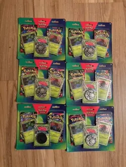 Pokemon TCG Lot Of (6) Enhanced, Mega 2 Pack Blister Oddish, Gloom, Vileplume - Image 1