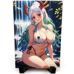 One Piece Yamato Sexy Bikini Anime Waifu Girl Doujin Lewd Goddess Story Art Card - Image 2
