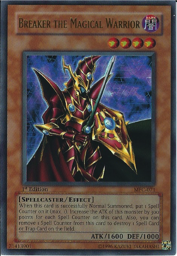 Yugioh! MP Breaker the Magical Warrior - MFC-071 - Ultra Rare - 1st Edition Mode - Image 1