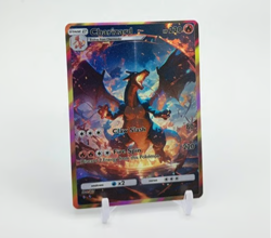 HOLO CHARIZARD Card CHARIZARD Pokemon Card FAN MADE NOT TCG - Image 1