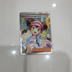 Pokemon Rosa's Encouragement Full Art Trainer Supporter Holo Card 217/236 - Image 1