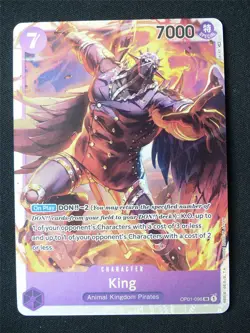 King OP01-096 SR Foil - One Piece Card #91M - Image 1