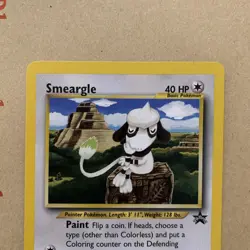 Smeargle Promo Card 32 WOTC Near Mint Black Star Promo Card (fast dispatch) - Image 2