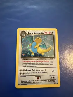 Pokemon Dark Dragonite Holo Rare Card Legendary Collection 5/110 - Image 2