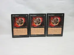 FUNERAL CHARM X3 MAGIC THE GATHERING VISIONS VINTAGE MTG CARD #376 - Image 2