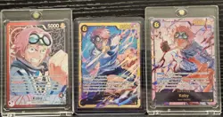 One Piece TCG Koby Card Lot x3 OP11 A Fist Of Divine Speed Ungraded Cards - Image 1