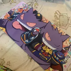Gengar Rubber Playmat Pokemon Cards Gaming card Game Desk Pad Pc Mouse - Image 1