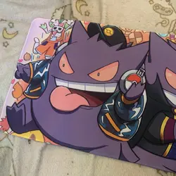 Gengar Rubber Playmat Pokemon Cards Gaming card Game Desk Pad Pc Mouse - Image 2