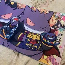Gengar Rubber Playmat Pokemon Cards Gaming card Game Desk Pad Pc Mouse - Image 3