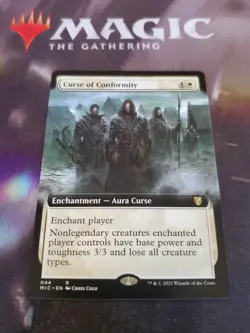 Mtg. 2x Curse of Conformity. Extended Art. Innistrad: Midnight Hunt. Nm - Image 1