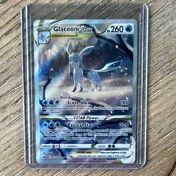 Pokemon TCG Card Lot Glaceon VSTAR, Meowth EX, Rayquaza VMAX, Espurr, Jacinthe - Image 1