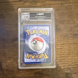 Pokemon Pikachu Red Cheeks 1st Edition Base Set Shadowless HGA 8.5 Graded 58/102 - Image 2