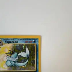 Pokemon TCG Vaporeon Jungle 12/64 Holo Rare Stage 1 80 HP 1999 English - Image 5
