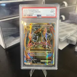 2016 POKEMON XY EVOLUTIONS #101 FA/M CHARIZARD EX EVOLUTIONS PSA 9 - Image 1