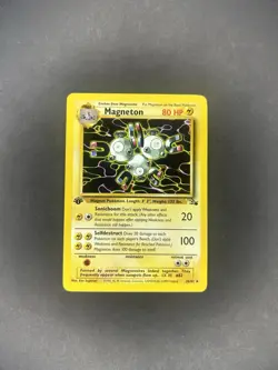 Magneton 1st Edition Fossil Rare Non Holo Foil Pokemon 1999 Vintage # 26/62 - Image 1