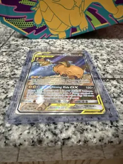 Pokemon Raichu & Alolan Raichu GX 221/236 Alt Art Unified Minds DMG - Image 2