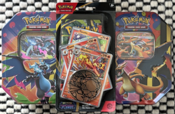 Mega Charizard EX X&Y Tins + Phantasmal Flames Premium Checklane Blister Pokemon - Image 1