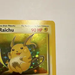 Pokemon TCG Raichu 14/62 Fossil Holo Rare Unlimited 90 HP - Image 3