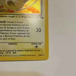 Pokemon TCG Raichu 14/62 Fossil Holo Rare Unlimited 90 HP - Image 5