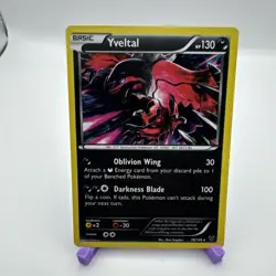 Yveltal 78/146 XY Cracked Ice Holo Pokemon Card LP - Image 1