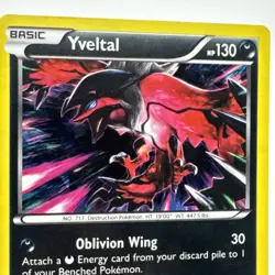 Yveltal 78/146 XY Cracked Ice Holo Pokemon Card LP - Image 2