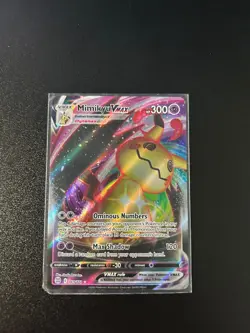 Pokemon SWSH09: Brilliant Stars #069/172 Ultra Rare,Holo Mimikyu VMAX - Image 1