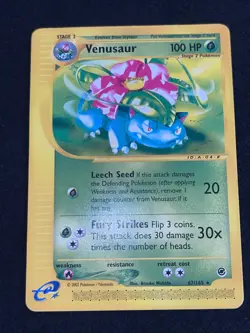 Pokemon TCG Venusaur Expedition Base Set, 67/165, Regular Rare LP - Image 2
