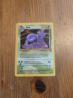 Muk 28/62 Fossil Regular Pokemon TCG NM-LP - Image 1