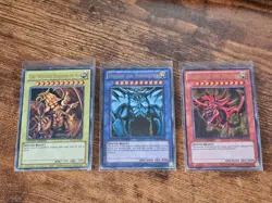 Egyptian God Set Slifer, Obelisk, Winger Dragon of RA (NM+) Yu-Gi-Oh! TCG Yugioh - Image 1