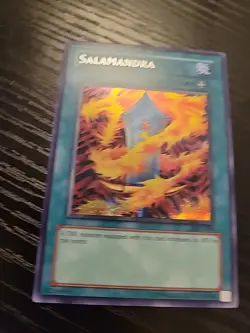 Salamandra - DDS-006 - Secret Rare NM Video Game Yugioh Promo - Image 1